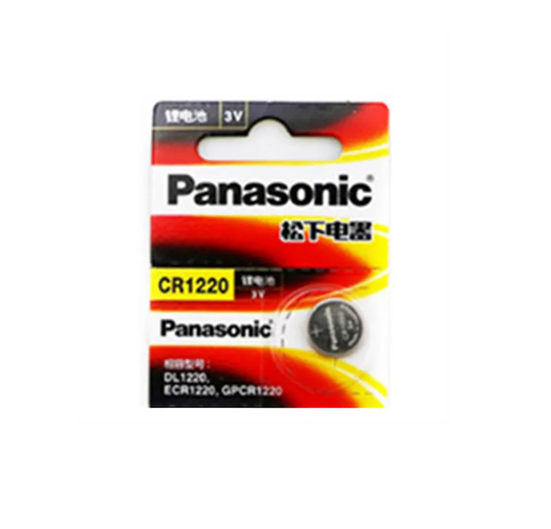 

Panasonic 100% Original CR1220 Button Cell Battery For Watch Car Remote Key cr 1220 ECR1220 GPCR1220 3v Lithium Battery
