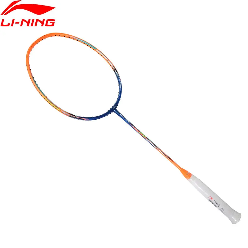 Li Ning WindStorm 72 профессиональные ракетки для бадминтона легкие высокие Натяжные