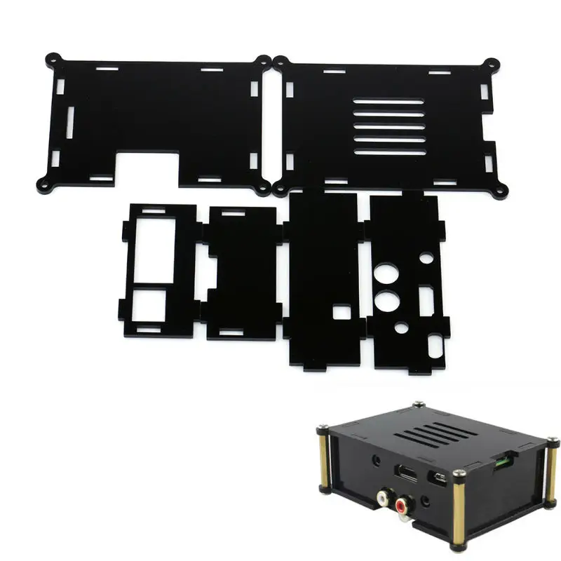 

Acrylic Case for Raspberry Pi 2 model B / B+ I2S Interface PiFi DAC+ HIFI Digital Audio Card