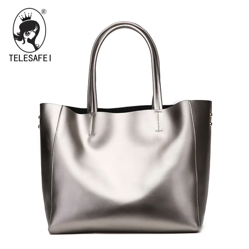 

Telesafei 2017 new fashion leather handbag leather shoulder bag large lady shopping ita bag book top-handle bags 0602