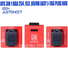 UFS разъем адаптера ICFriend ics-ufs 3 в 1 BGA254 BGA153 BGA95 для легкий JTAG плюс коробка
