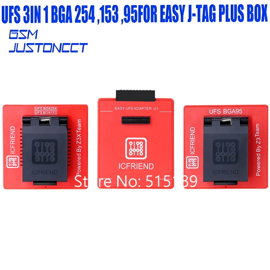 Оригинальные UFS разъем адаптера ICFriend ICs 3 в 1 BGA254 BGA153 BGA95 для фотографий с