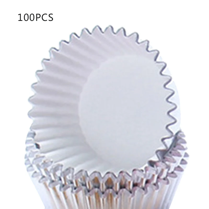 Urijk случайный цвет формы для маффинов силиконовые формы для выпечки Кекс Лайнер кекс стенд DIY Инструменты для украшения выпечки, торта многоразмерные - Цвет: white 11cm