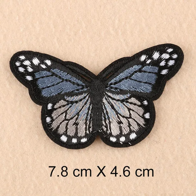 10pcs colorful butterfly embroidered patch iron on patch sewing