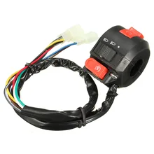 Left Start Kill ON-OFF Switch For Chinese ATV Quad With 22mm Handlebar 8-Wires