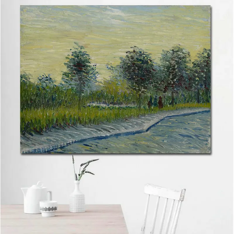 Us 3 99 48 Off Selflessly Vincent Van Gogh The Bedroom 1889 Print Landscape Painting Art On Camvas Oil Painting No Frame In Painting Calligraphy