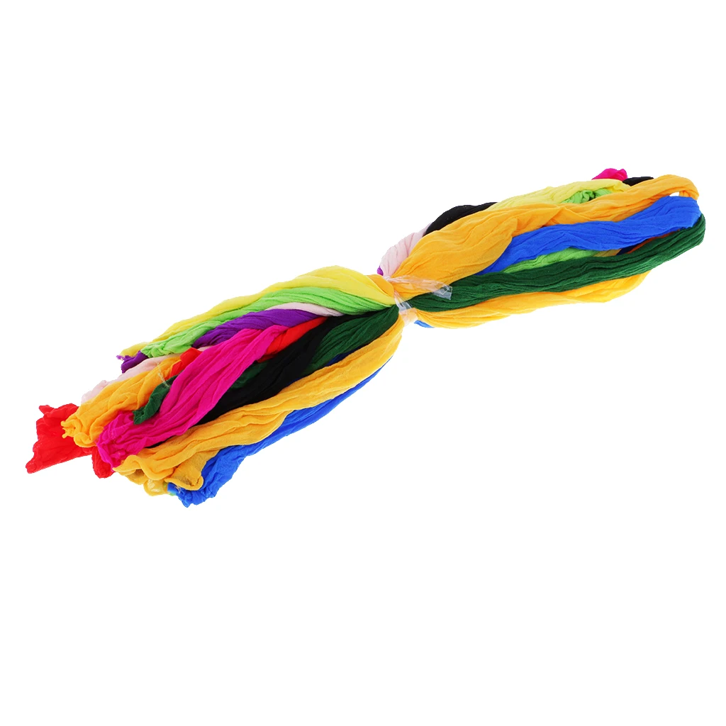10Pcs Colorful Nylon Stocking Flower Fabric For Flowers Making