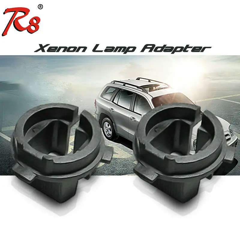 2 PCS Plastic H7 HID Xenon Bulb Lamp Adapters Holders Base Clip For KIA K5 For