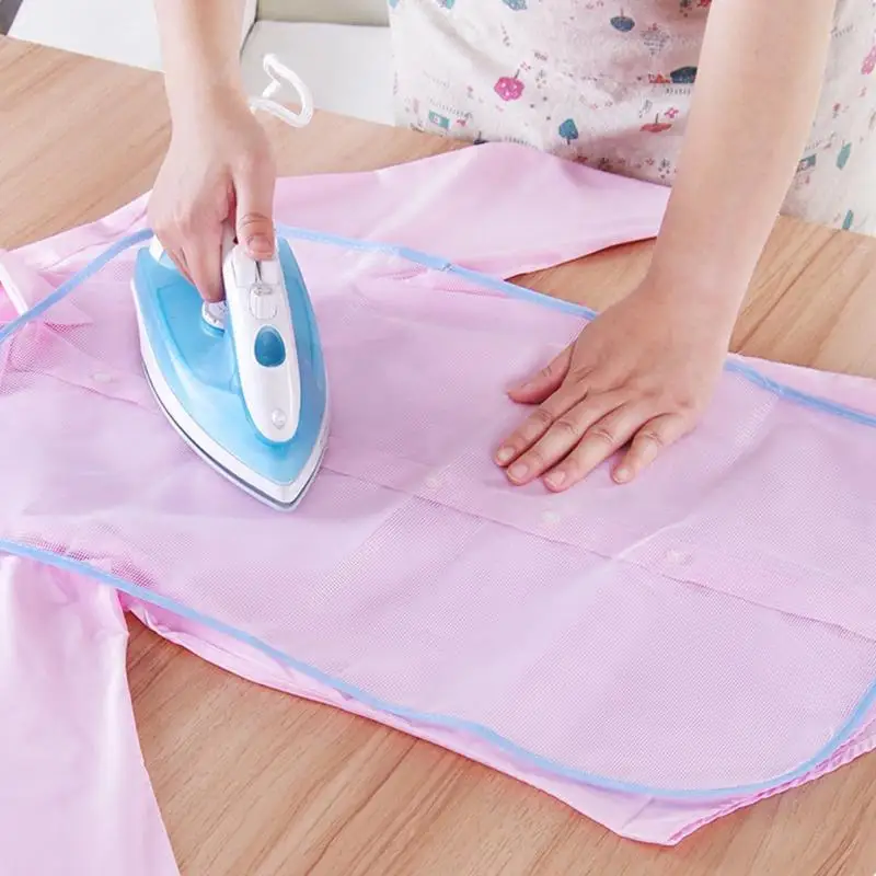 

Protective Ironing Cloth High temperature Board Press Iron Mesh Insulation Pad Guard Protection Clothing Home Accessories #20