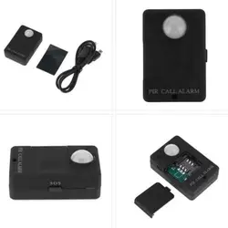 1xMini Wireless Motion GSM Alert Detection Monitor Infrared Sensor PIR MP Alarm A9