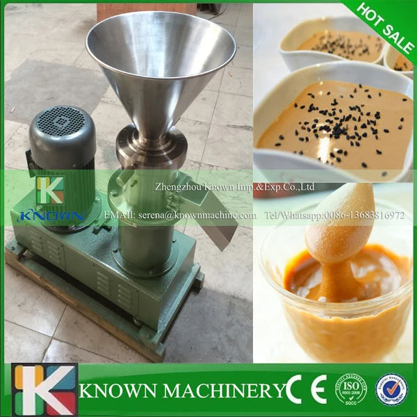 

High quality ideal equipment soy sauce, jam peanut butter sesame colloid mill machine free shipping