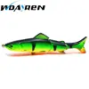 WDAIREN 12.5cm 17.5g Minnow Fishing Lure Multi Jointed Sections Hard Baits Artificial Fishing Wobblers Crankbaits Fishing Tackle ► Photo 2/6
