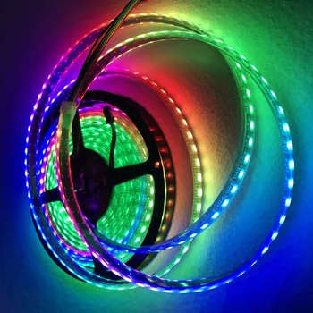 

[Seven Neon]DC12V input addressable RGB LED full color pixel strip;GS8208 chip(similar to WS2811,WS2813);100leds/m;12mm wide PCB