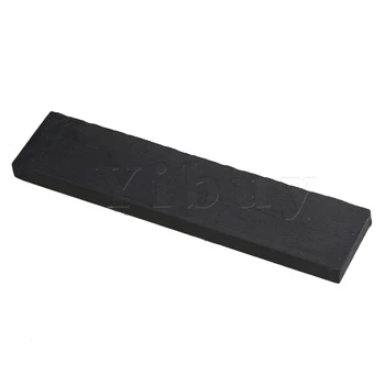 

Yibuy 20cm Length Black Ebony Wood Guitar Instruments Parts Woodworking Timber