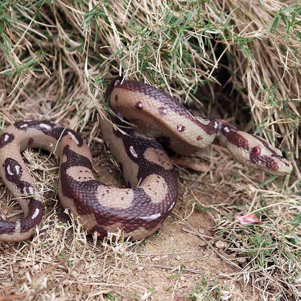 

fake Open Mouth Snake Toy Scary Big Python Toys Halloween Garden Props Garden Props Joke Prank Jokes Toy