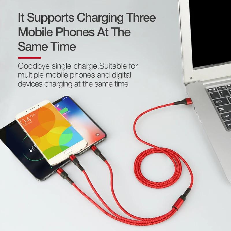 Coolreall 3 في 1 كابل يو اس بي ل فون XR XS ماكس X 8 7 6 مايكرو كابل شحن شاحن usb نوع c كابل الهاتف المحمول شاحن الحبل Coolreall 3 في 1 كابل يو اس بي ل فون XR XS ماكس X 8 7 6 مايكرو كابل شحن شاحن usb نوع c كابل الهاتف المحمول شاحن الحبل