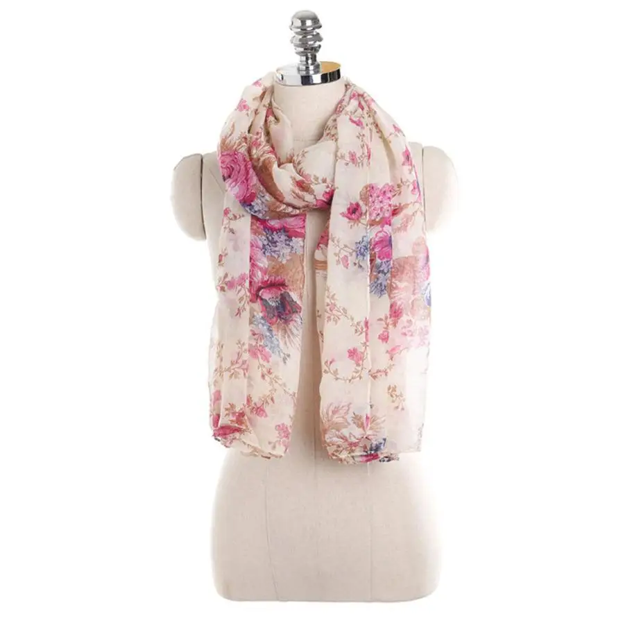 W1016, шарф с рисунком шариков пионов, женский длинный шарф с цветочным принтом, кружевная теплая шаль для девочек, Модный популярный секционный палантин sjaal