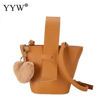 

Women Pu Leather Handbag Soft Surface Bags Bucket Bag Tote Shoulder Bags 2018 trendy fashion large capacity women female