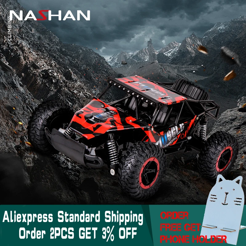 

High Spped RC Cars 2.4GHz 1:16 RC Car RTR Shock Absorber PVC Shell Off-road Race Vehicle Buggy Electronic Remote Control Car Toy