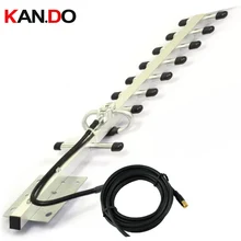 Усиление 7dbi 2,4G wifi антенна Yagi 3 метра кабель в комплекте 2,4G беспроводной маршрутизатор Антенна 2,4G wifi антенна