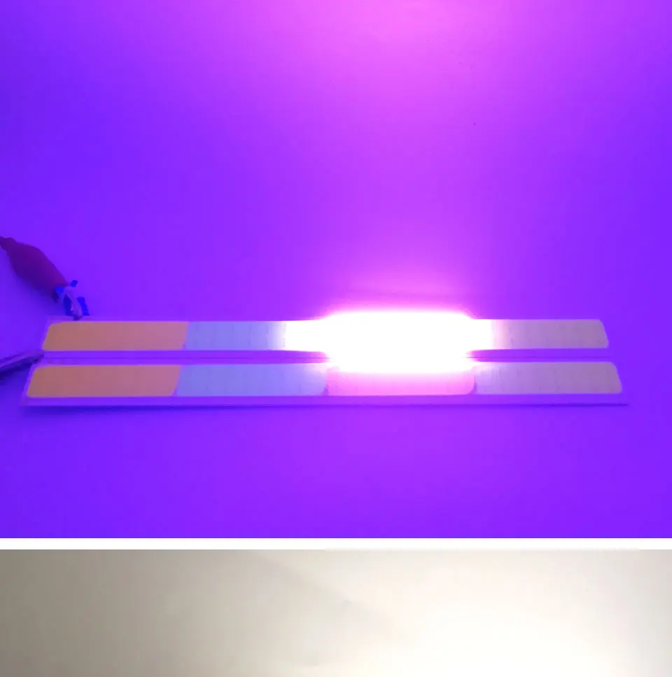 170x14.5mm 4 Colors COB LED Bar Lights 12V 4W LED Bulb Warm Cold White Blue Purple Colorful COB Lighting Source for DIY (9)