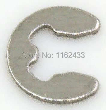 

300pcs/lot FCCE01 1.2mm 1.5mm 2mm 2.5mm diameter 304 stainless steel E clip washer 1.2 1.5 2 2.5 mm circlip jump ring