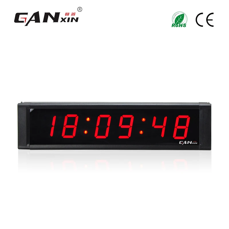 [Ganxin] 1 inch modern desk clock led countdown timer red digital alarm