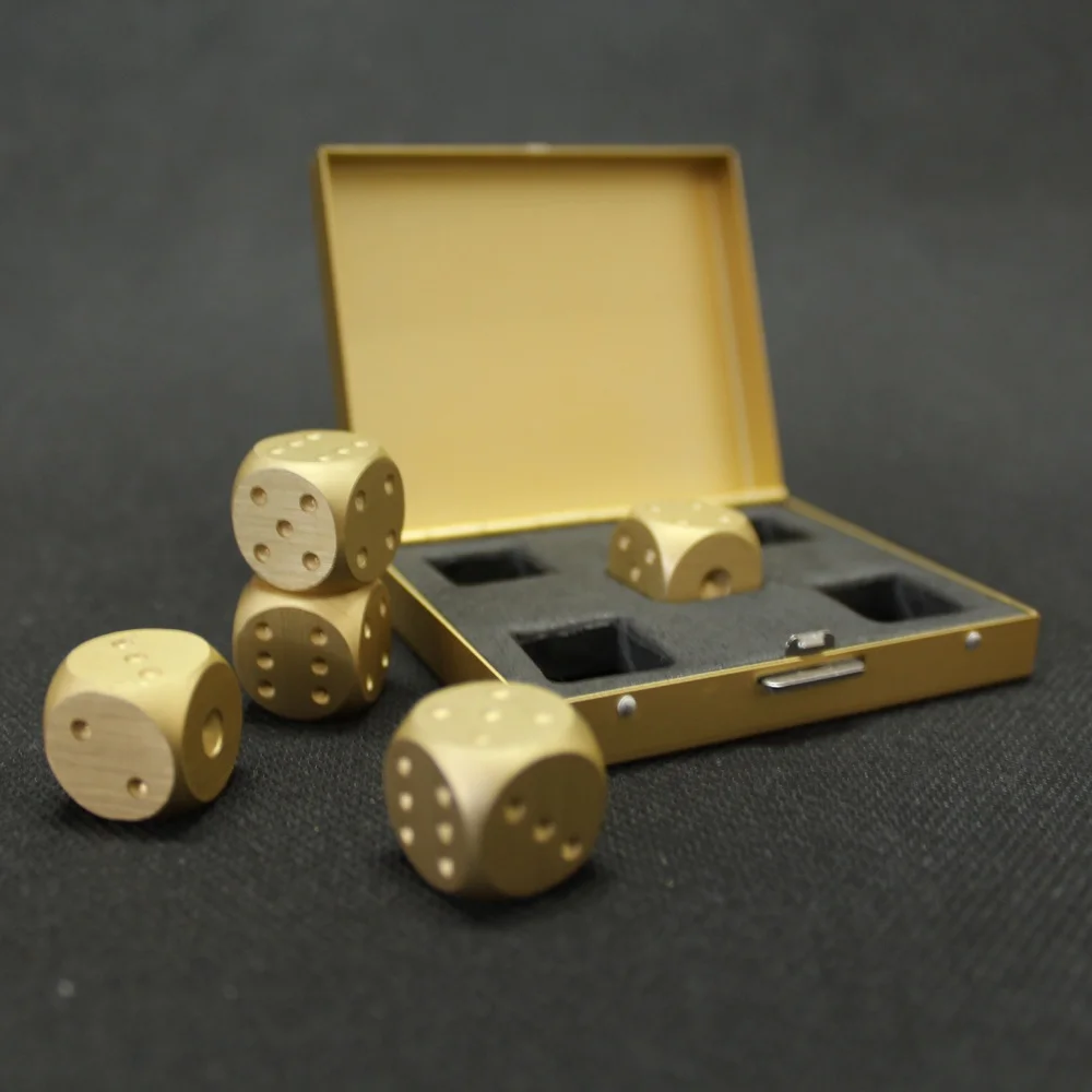 

5pcs Dice with case Aluminum Whiskey Stones Rocks for Drinks Whisky Beer Wine Cooler Bar Ice Cube Bucket Wine Holder Rack Gift