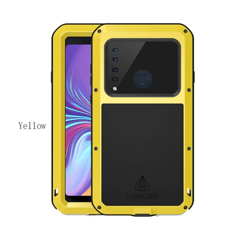 For Samsung Galaxy A9 2018 Case Love Mei Shock Dirt Proof Water Resistant Metal Armor Cover Phone Case For Samsung Galaxy A9s