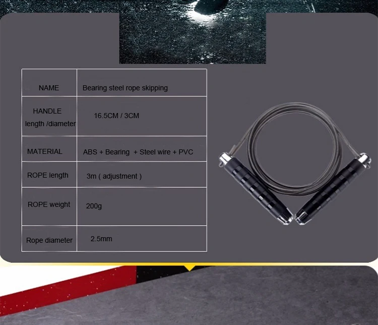 Скоростная силовая тренировка Регулируемая Скакалка из ПВХ скоростная стальная проволочная скакалка