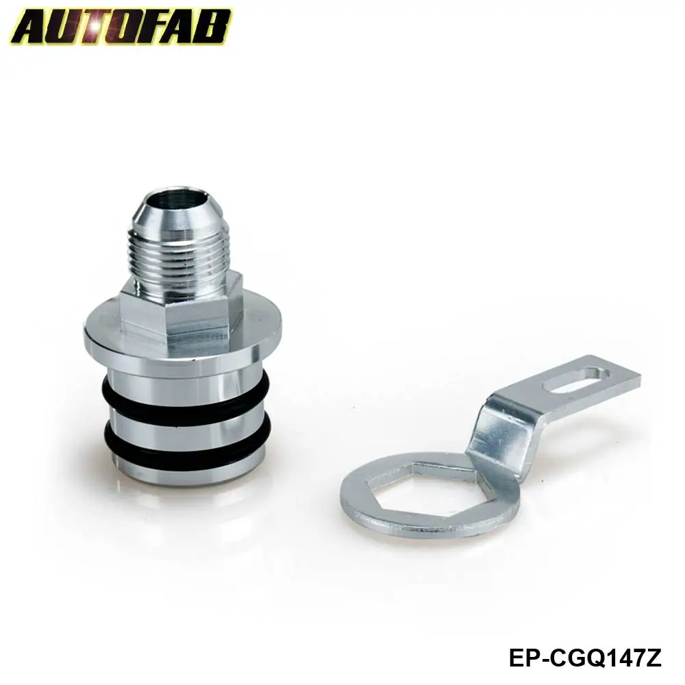 

Billet Aluminum Block Plug Adapter Breather Fitting to 10AN For Honda Integra B16/B18 Engines only AF-CGQ147Z