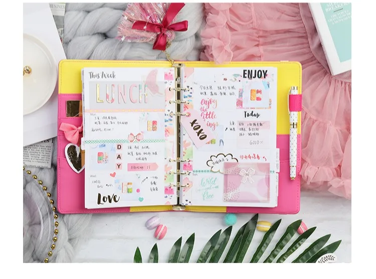 8 шт. креативные кавайные маленькие влюбленные подарочные серии розовая любовь декоративные наклейки для скрапбукинга DIY Фото этикетки дневник наклейки Escolar