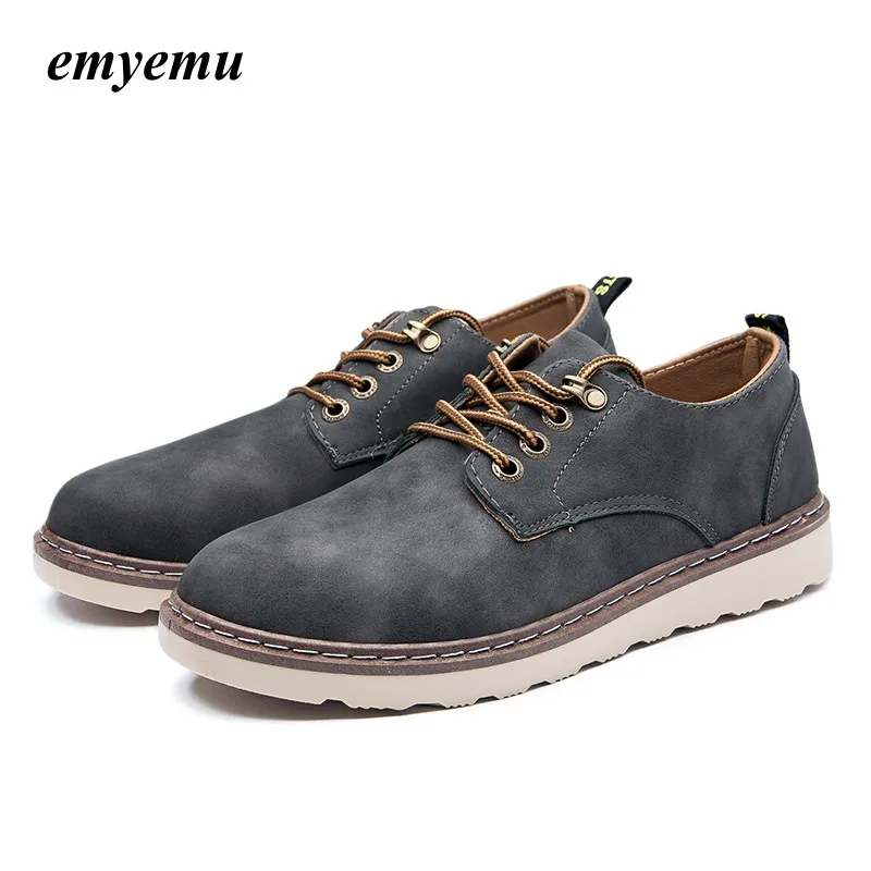 44 Size39 Boots Estilo Cores grey Brown Homem Homens Do Vintage Botas Primavera Moda Sapatos Ankle Da 3 yellow Inverno E Martin Casual Sumber T4q7xnXUUw