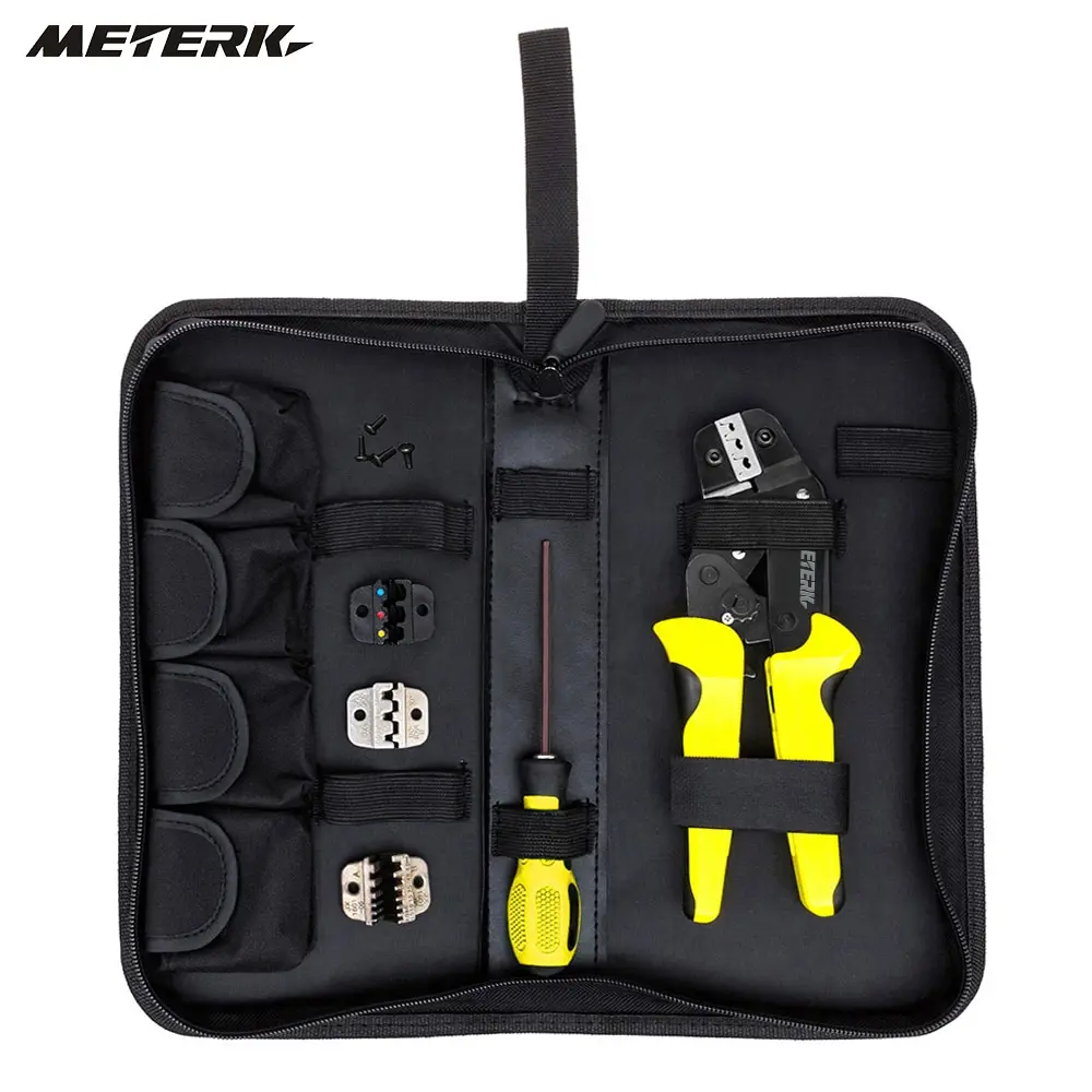 

4 In 1 Multitool Wire Crimper Tools Kit Engineering Ratchet Terminal Crimping Plier Wire Crimper + Screwdiver +end Terminals