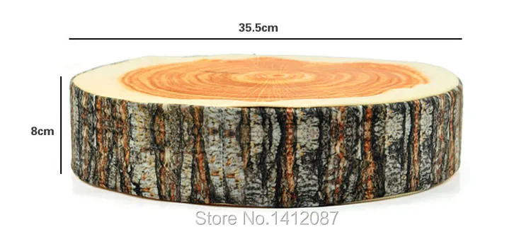 Creative imitation wooden pillow,Simulation stakes Cushion,Home Pillow Decoration/birthday Gifts