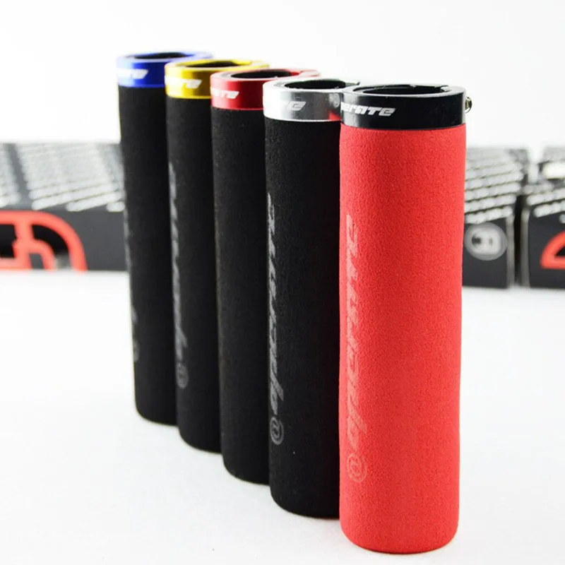 

Bicycle grips mtb silicon sponge handlebar grips anti-skid shock-absorbing soft bike grips ultralight bicycle handlebar