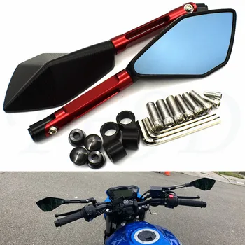 

Universal 8mm 10mm Aluminum CNC Motorcycle Accessories Rearview Mirror motorbike motor mirror For Honda CB919 CB900F Hornet