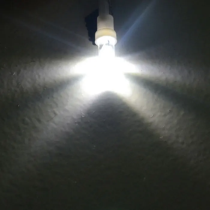 10 шт. T5 led 0 15 Вт приборная панель для автомобиля белые лампы с гнездом головки