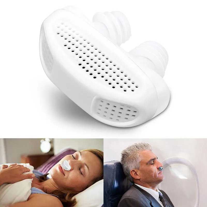 

Silicone Anti Snore Nose Stopping Breathing Apparatus Guard Sleeping Aid Mini Snoring Device Anti Snore Relieve Snoring