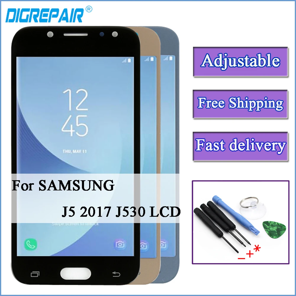 

J530F LCD For SAMSUNG GALAXY J5 2017 lcd Display J530F J530 LCD touch Screen Digitizer Parts For SAMSUNG j5 pro Display j5 2017