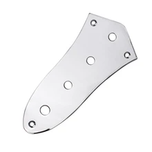 Chrome Switch Control Plate Replacement For Fender Jazz Bass Guitar Repair Part Accessories Replacement Chrome Switch Control Plate Replacement For Fender Jazz Bass Guitar Repair Part Accessories Replacement