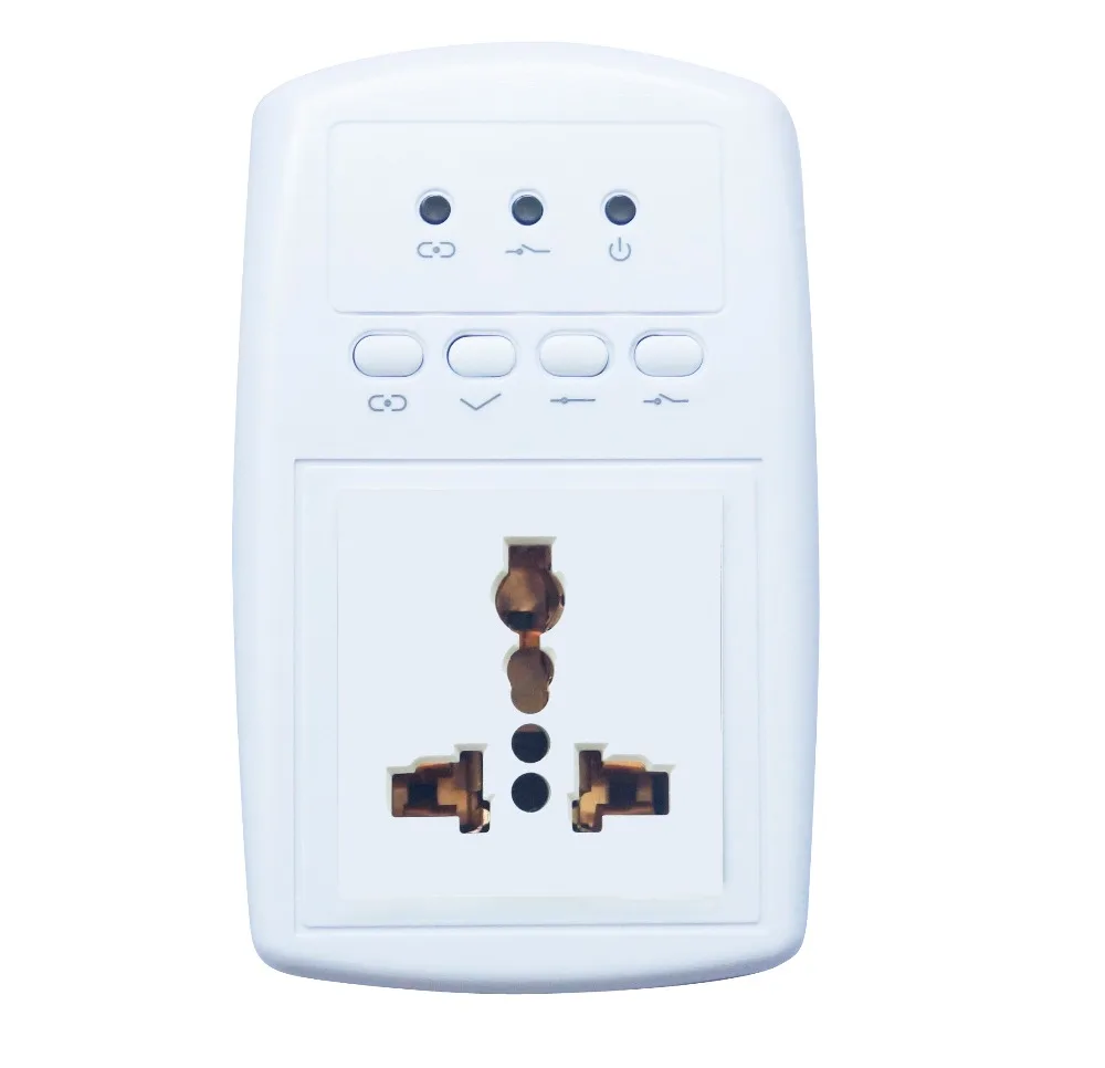 868MHZ Wireless Smart Socket For GSM SMS Control Home Alarm DIY System Learn up to 5 Stations with Free Android & iOS APP