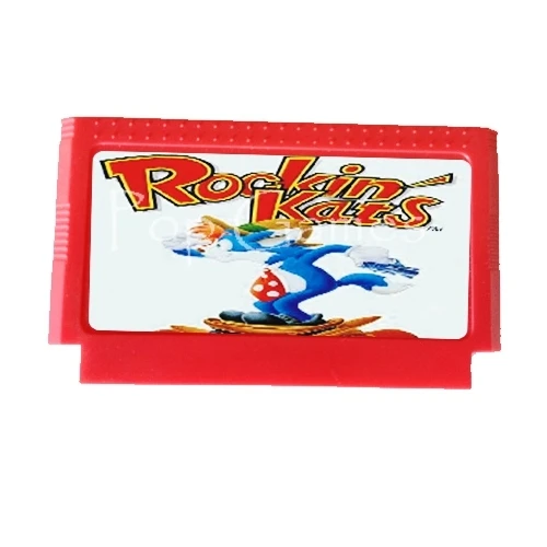 Игровой картридж Rockin Kats 60 pin для 8-битной игровой консоли Прямая поставка |