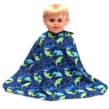 Хороший дизайн, детский плащ для волос, для салонов, детская накидка для стрижки волос с милым рисунком, маленькая повязка на голову, популярная