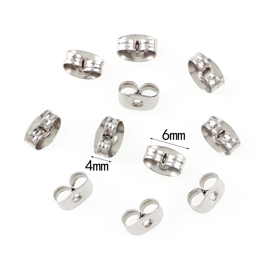 100-pieces-Stainless-Steel-Earring-Back-4x6mm-Silver-Tone-Metal-Earback-Earring-Stopper-for-Findings-Diy