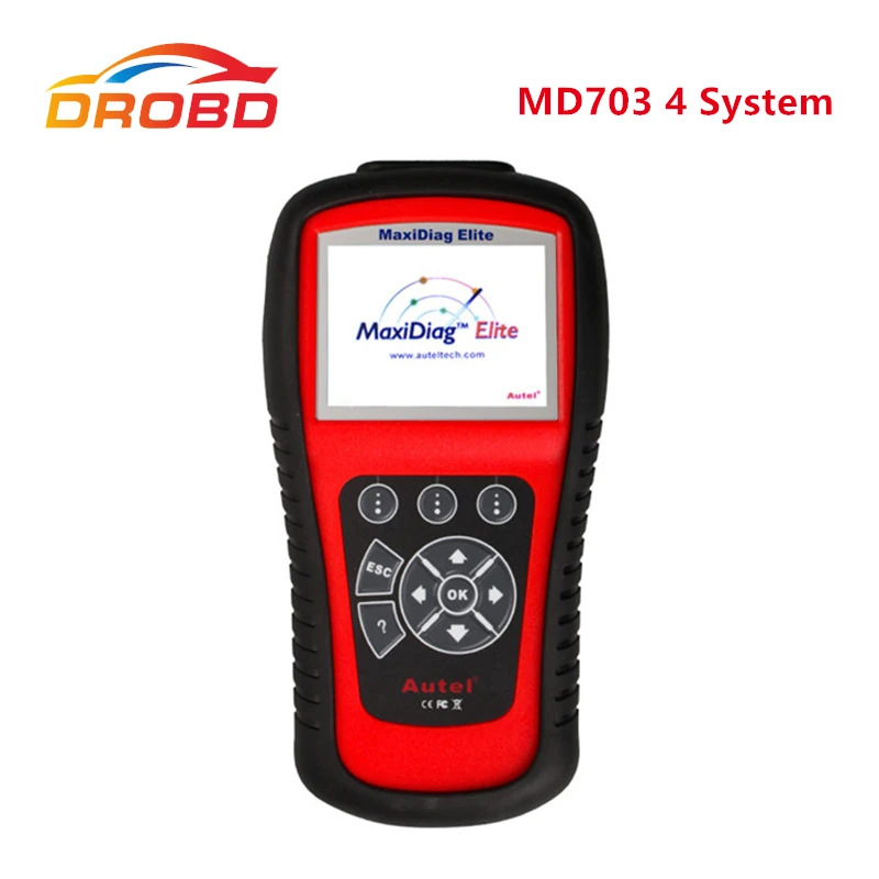 

Original Autel Maxidiag Elite MD703 With DS Model for 4 System Support US Europe Vehicles Update Online