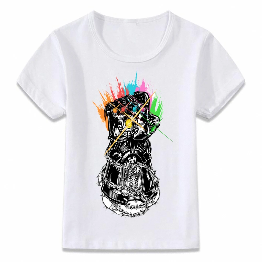 

Kids T Shirt Infinity Gauntlet Thanos Avengers Villain Children T-shirt Boys and Girls Toddler Tee oal129