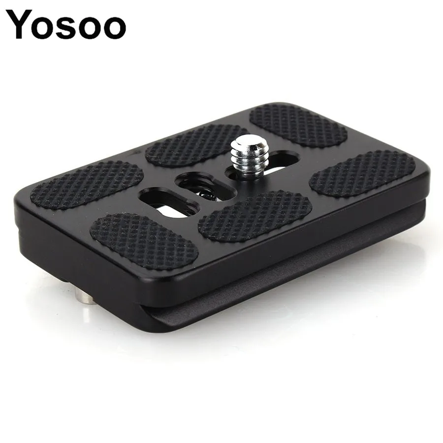 Professional PU 60 Quick Release Plate 60mm Black Color Camera