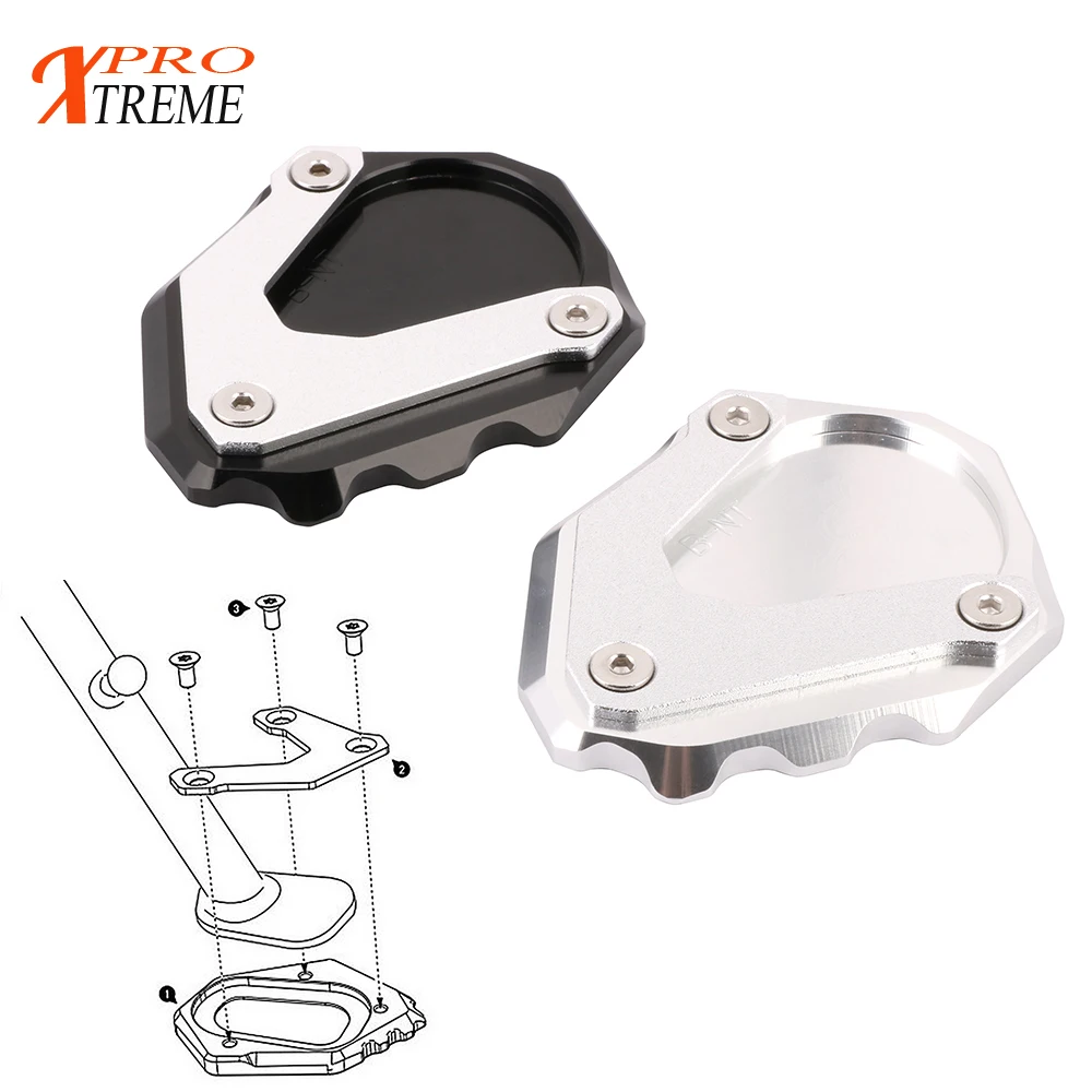 Motorbike Aluminum Foot Pad Side Stand Kickstand Support