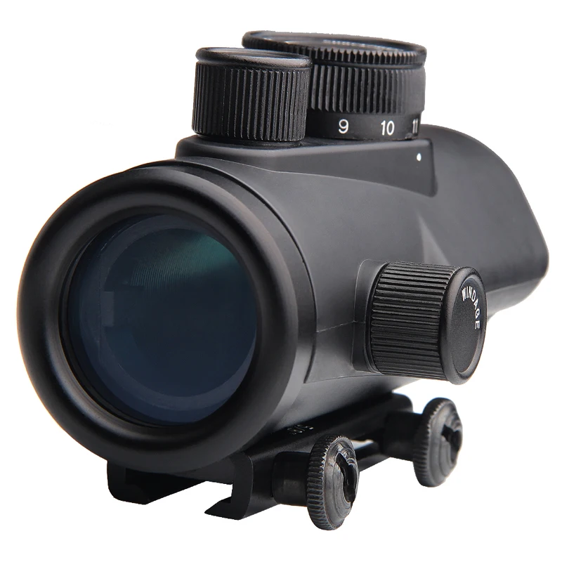 Ajuste de Brilho Montagem em Trilho para Airsoft Sight com 11 Caça Holográfica Ajuste 11mm & 20mm Monocular 1x30mm Red Dot 5 Cheap Lunetas Riflescopes